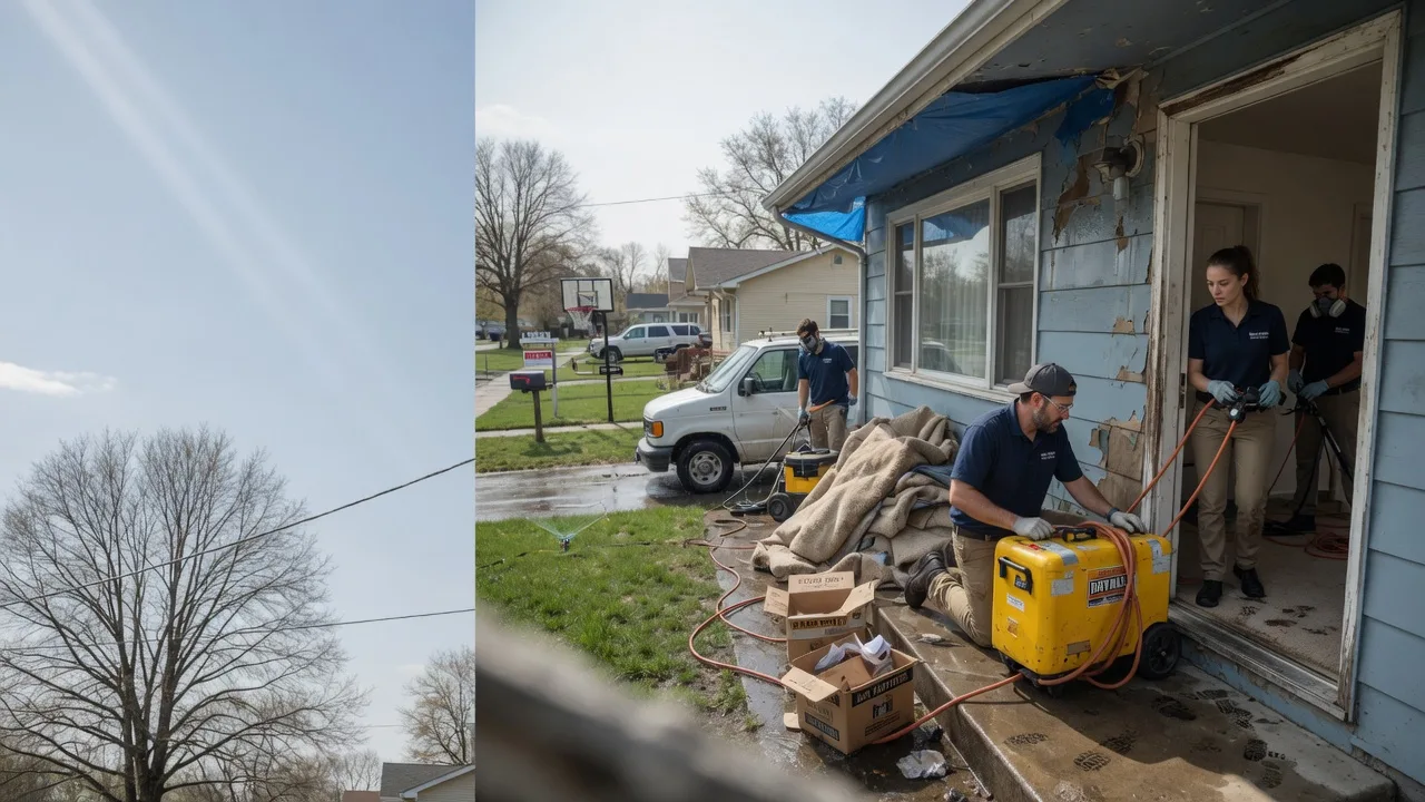 Basement Flood Cleanup in Waterbury, NE near me